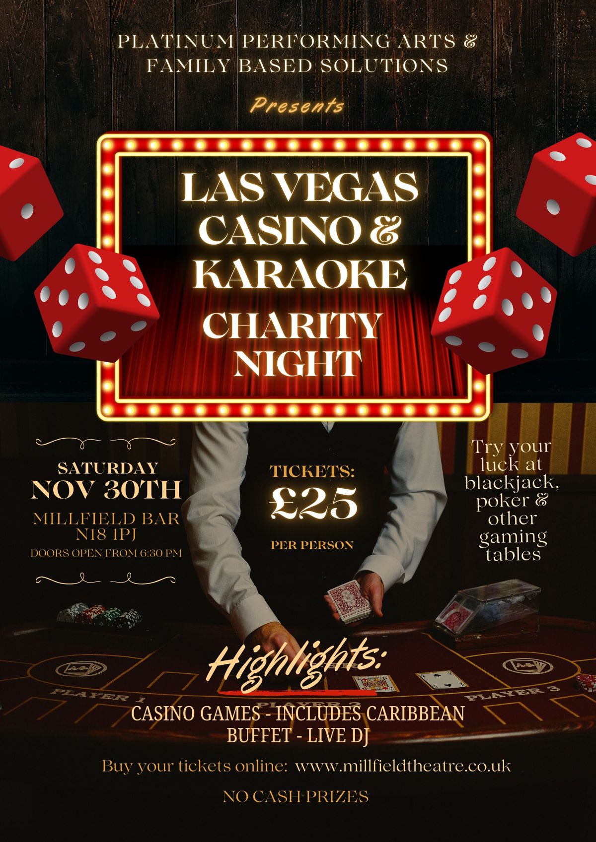 Las Vegas- Casino & Karaoke Charity Night