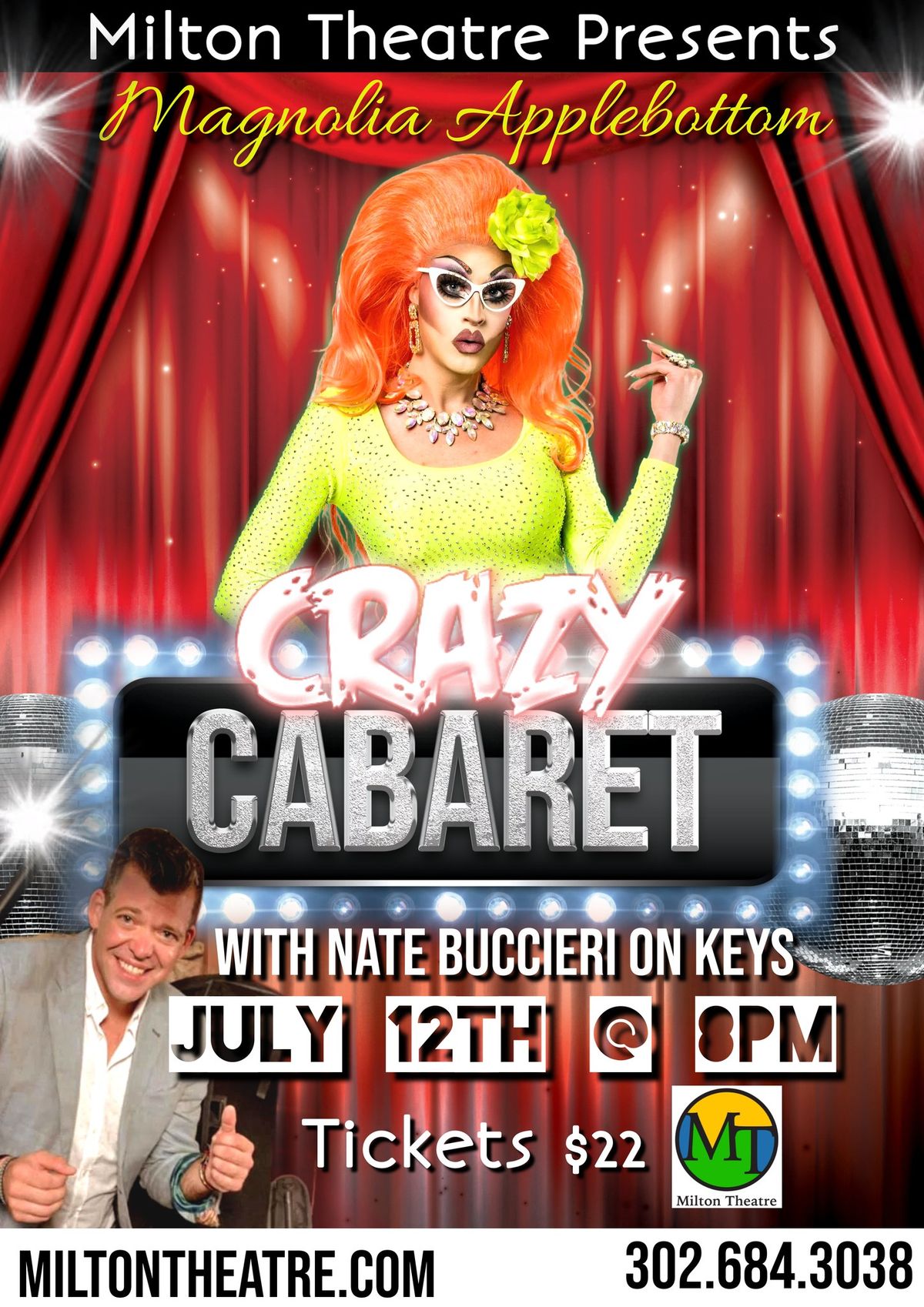 Magnolia Applebottom Presents: Crazy Cabaret (with Nate Buccieri)