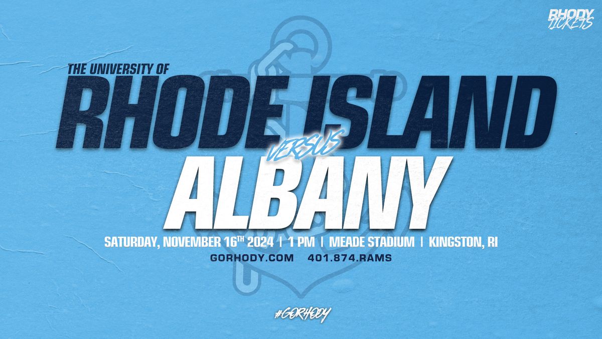 FOOTBALL | Rhode Island vs Albany (Senior Day)