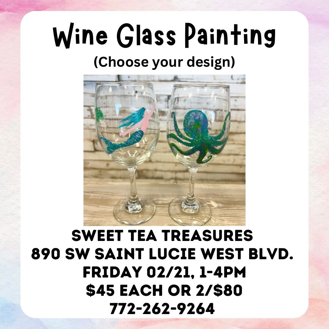 Wine Glass Painting 