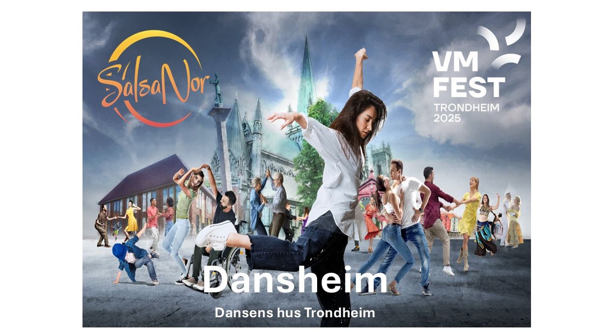 VM-FEST Dansheim and SalsaNor!  Social Dance evening with Salsa, Bachata and Urban Kiz!