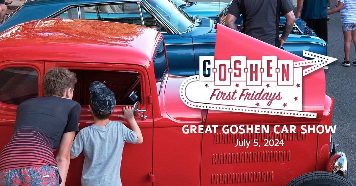 Great Goshen Car Show presented by Jayco | July First Fridays