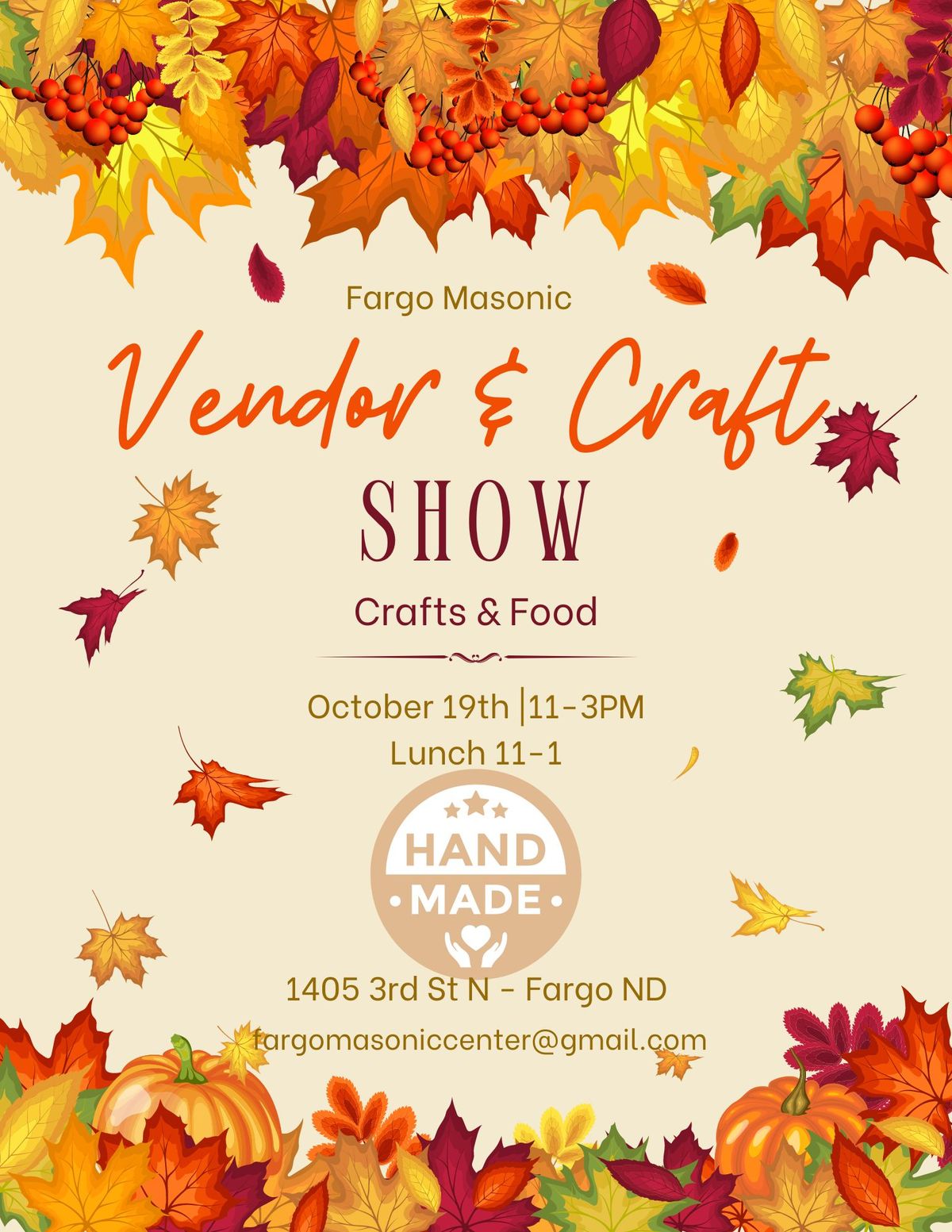 Fargo Masonic Vendor & Craft Show