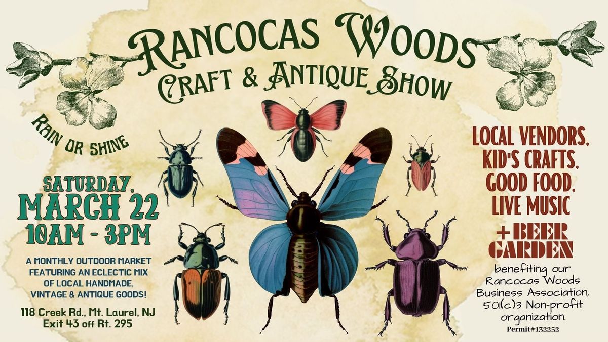 March Craft & Antique Show + Beer Garden ~ 2025 Season Kick-off!