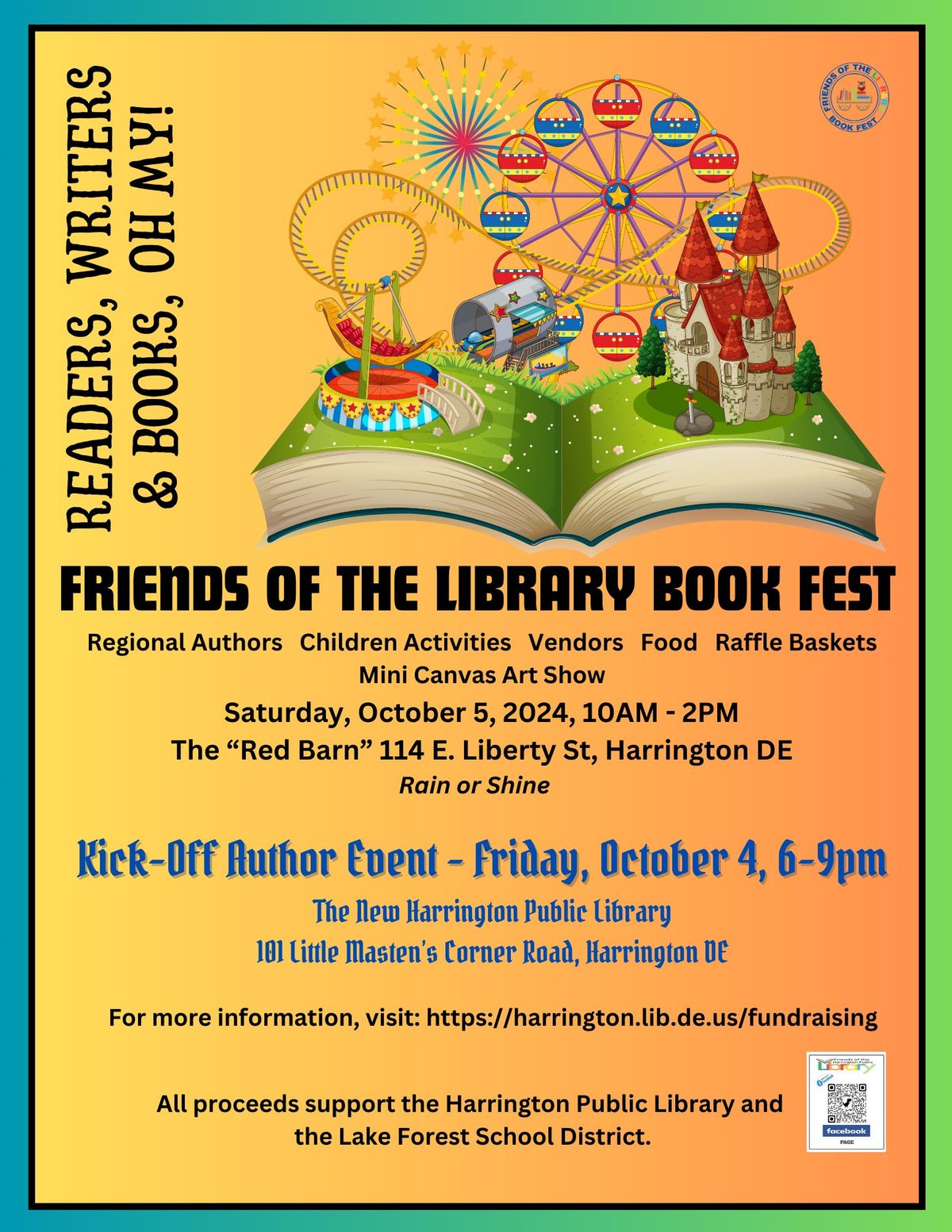 Friends of the Harrington Library Book Fest