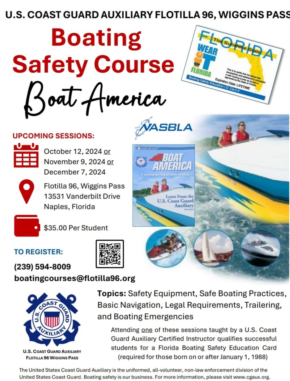 Boat America Safe Boating Class