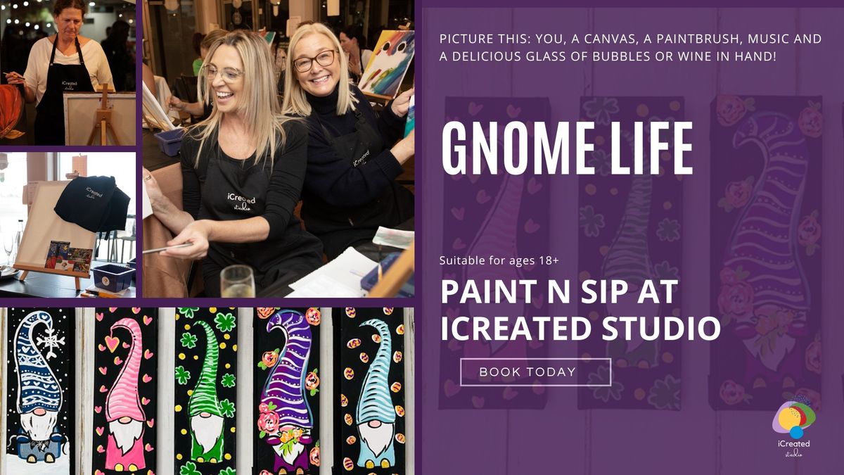 Studio Paint n Sip - Gnome Life