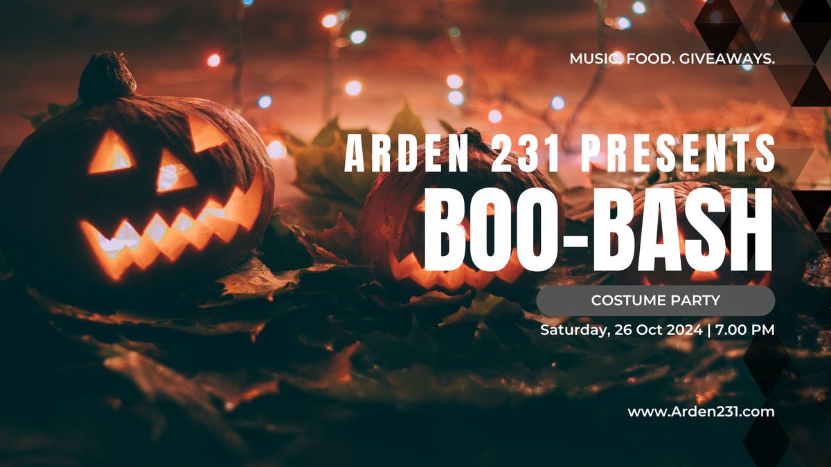 \ud83c\udf83 Arden 231's Boo Bash \u2013 Halloween Party! \ud83c\udf83