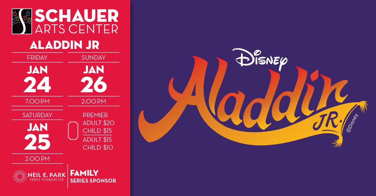 Aladdin JR.\u2014Presented by Schauer Rising Stars Productions