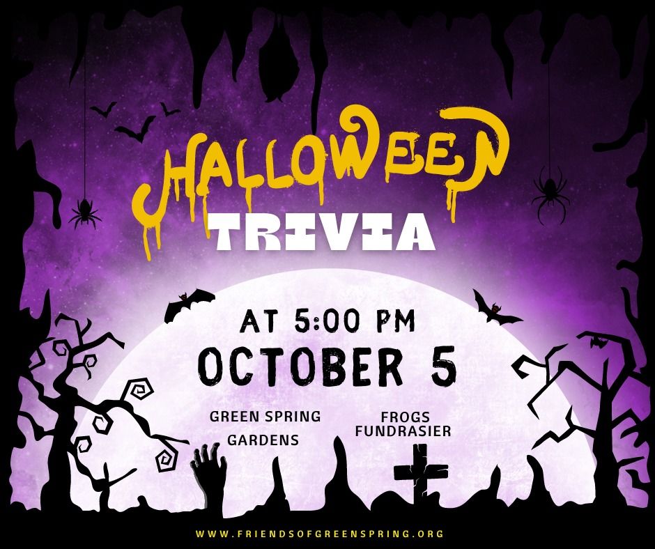 Halloween Trivia Night at Green Spring Gardens