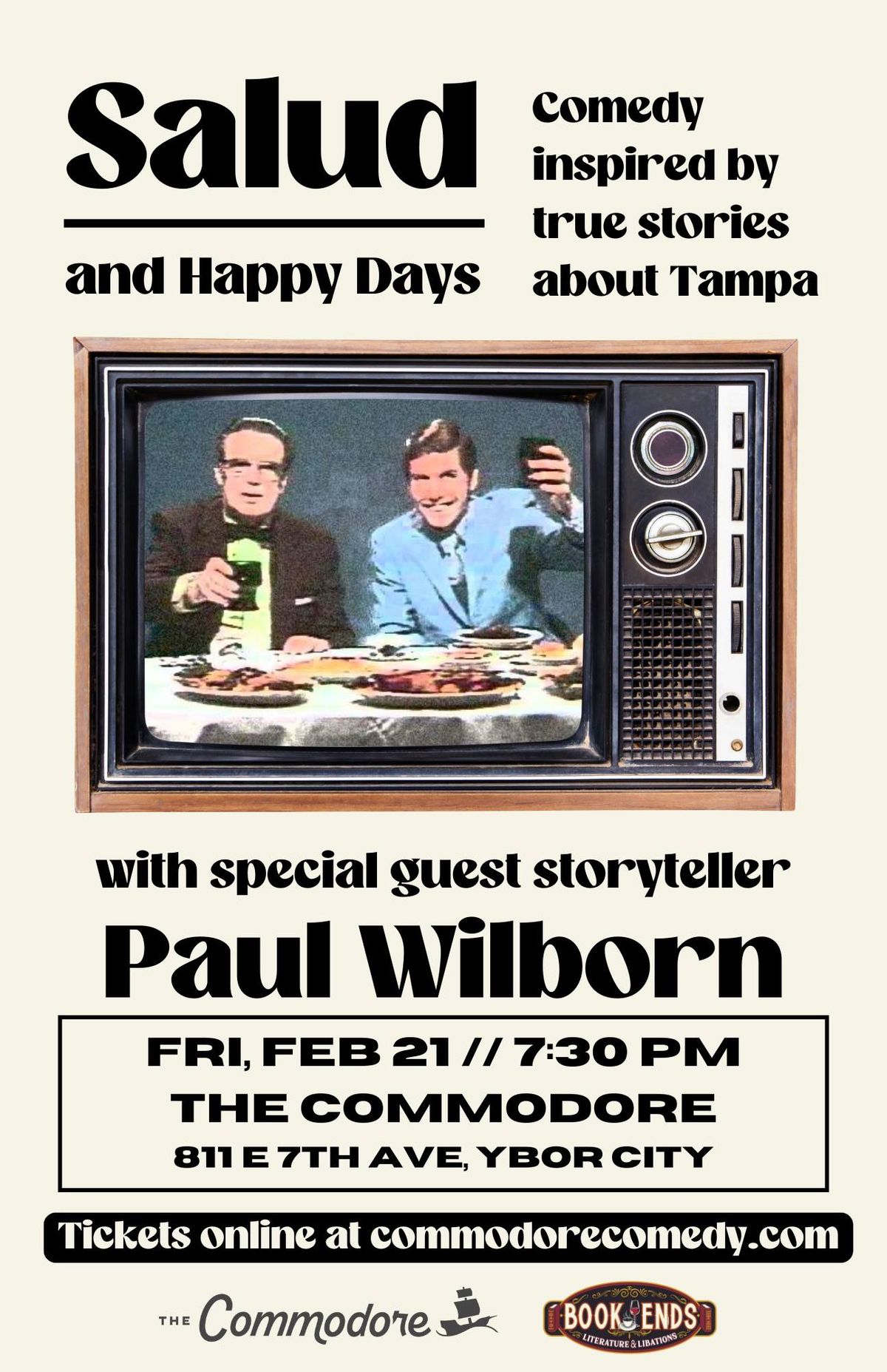 Salud and Happy Days with guest storyteller Paul Wilborn