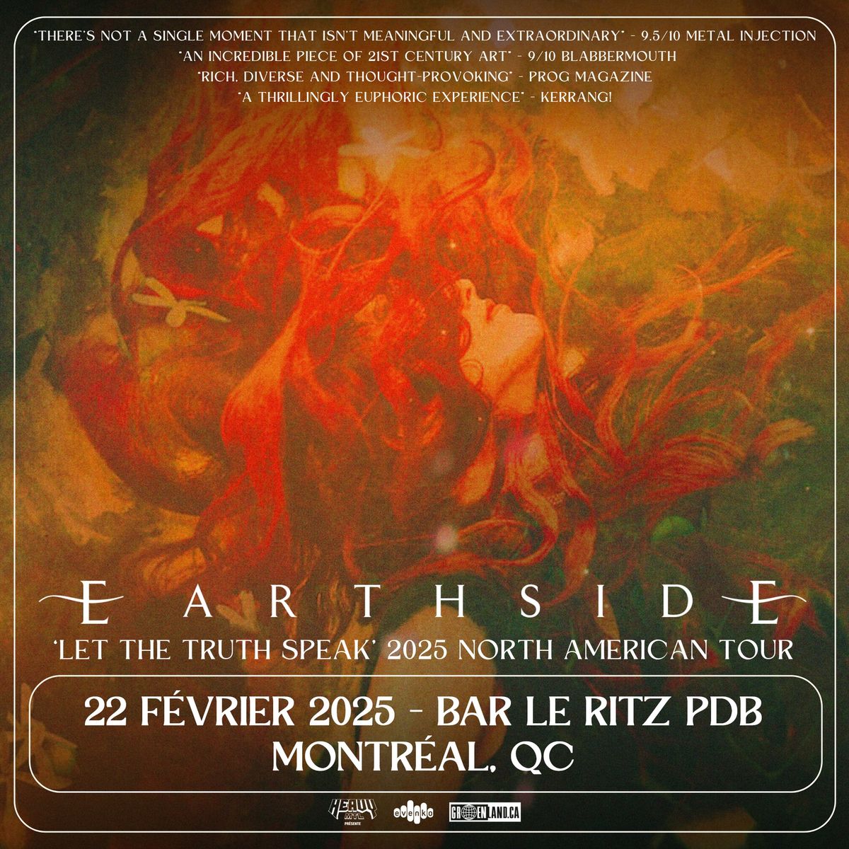 HEAVY pr\u00e9sente: Earthside | Bar le Ritz PDB | Montr\u00e9al