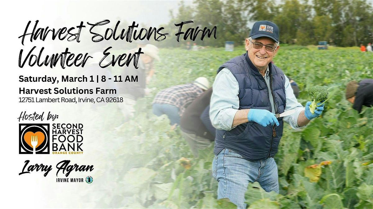 Harvest Solutions Farm Volunteer Event