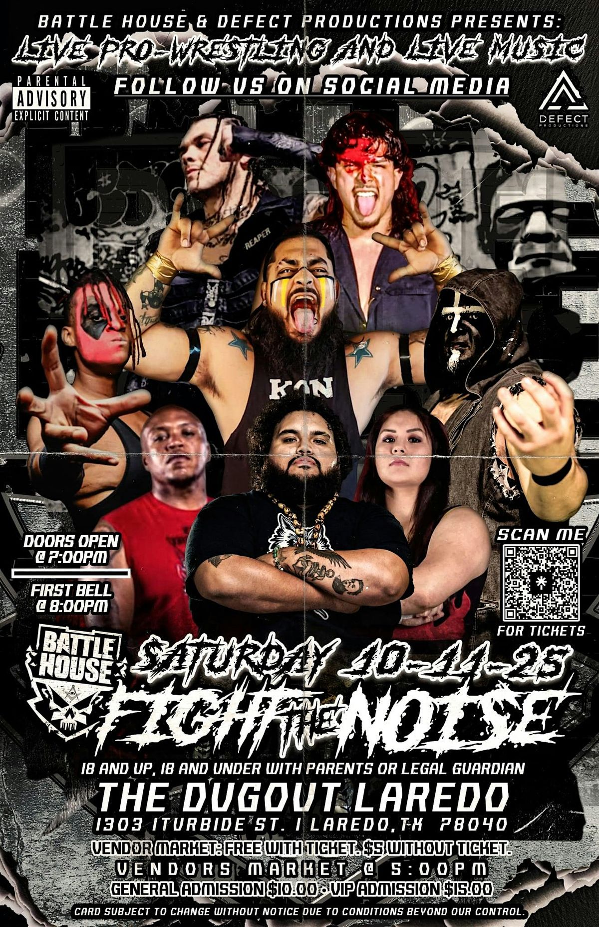 Battlehouse: Live Pro-Wrestling and Live Music
