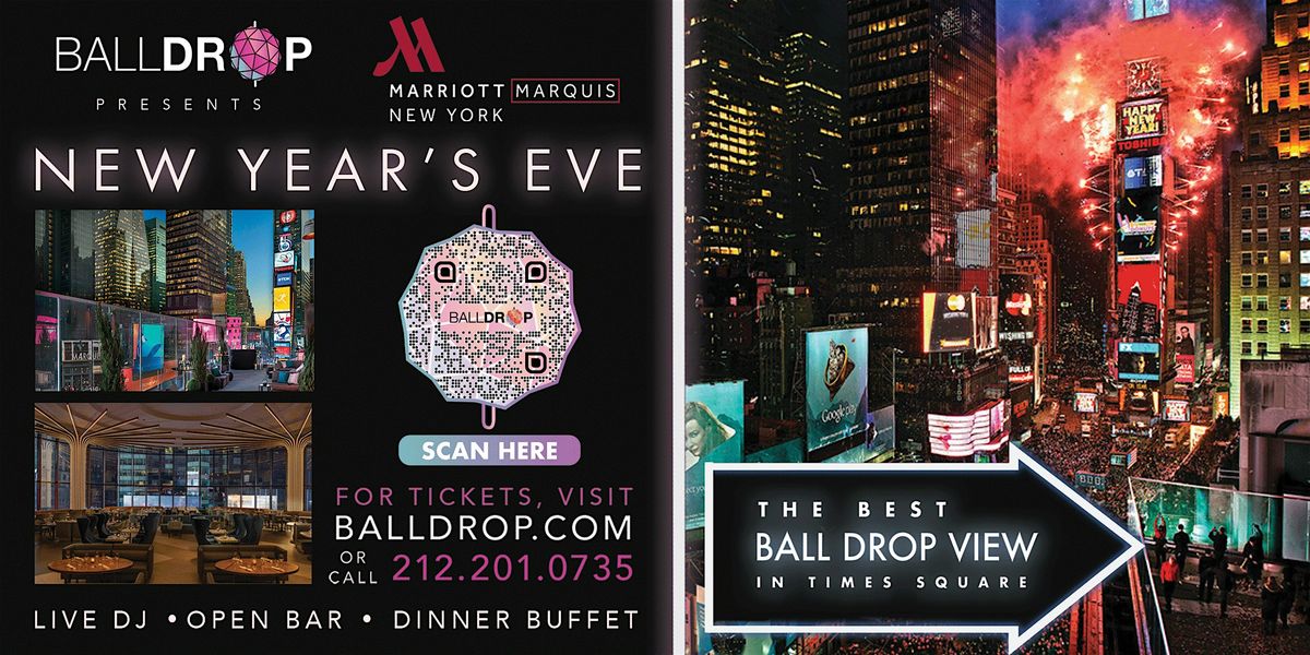 BallDrop.com Presents Marriott Marquis Times Square Terrace New Year's Eve
