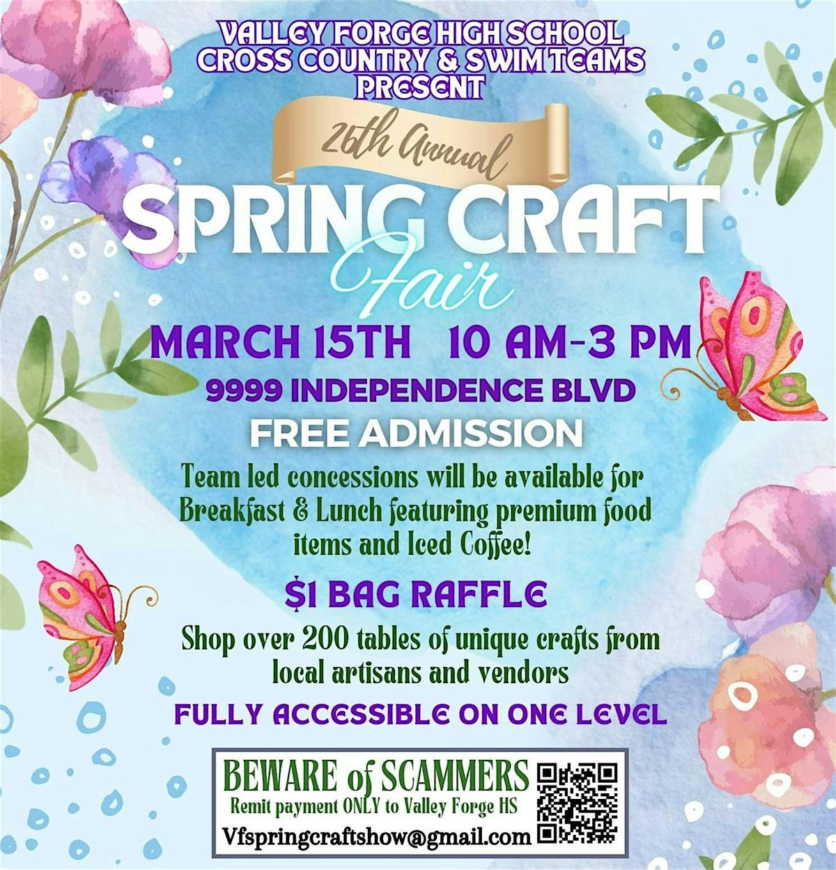 Valley Forge High School Spring Craft Fair