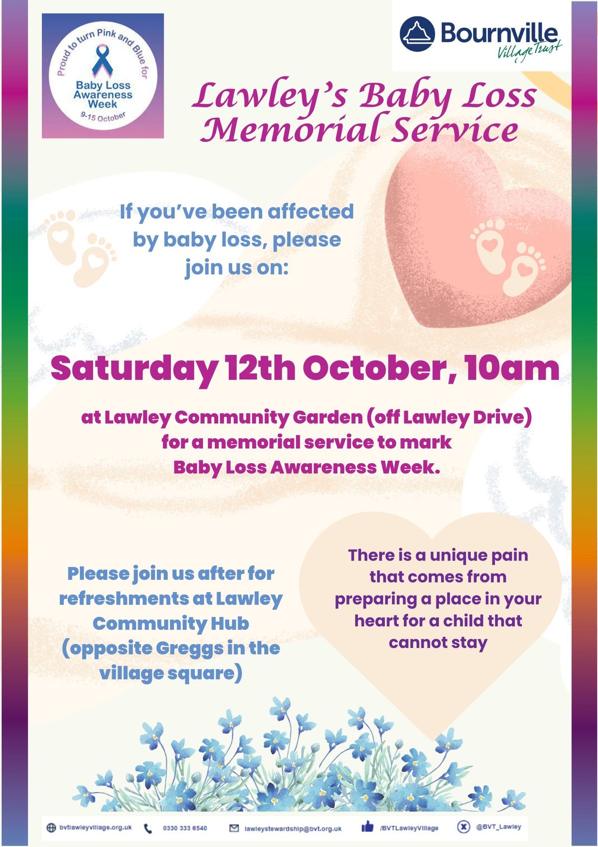 Lawley's Baby Loss Memorial Service