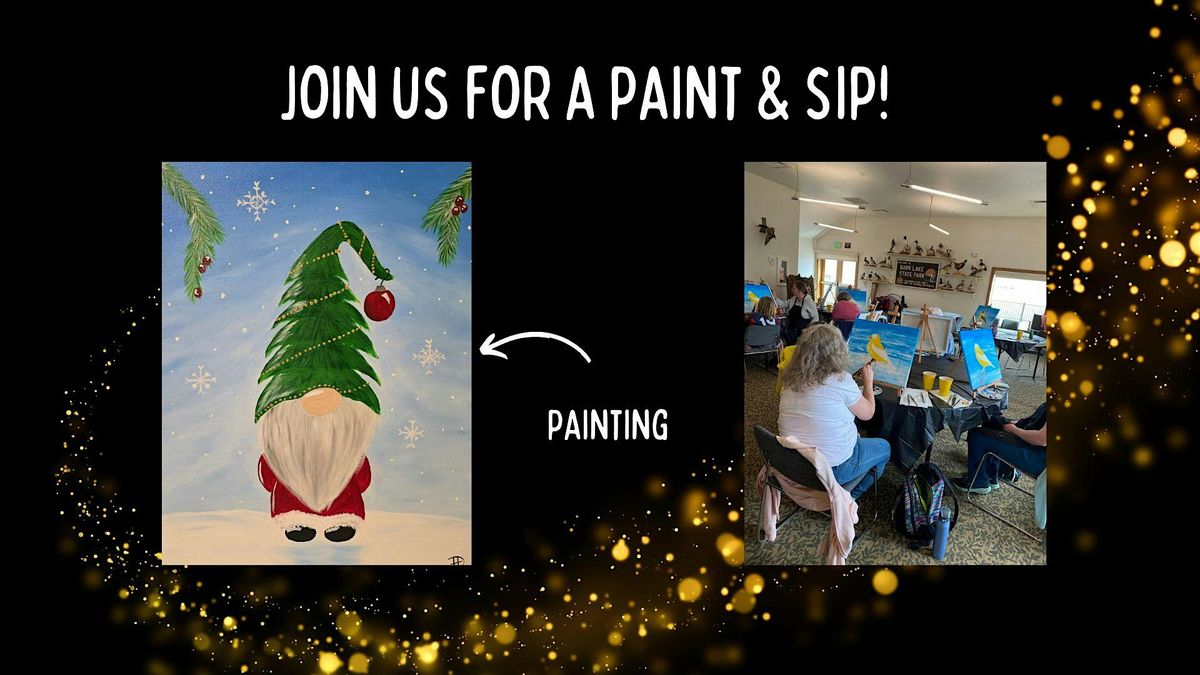 Paint & Canvas Workshop - Christmas Tree Gnome