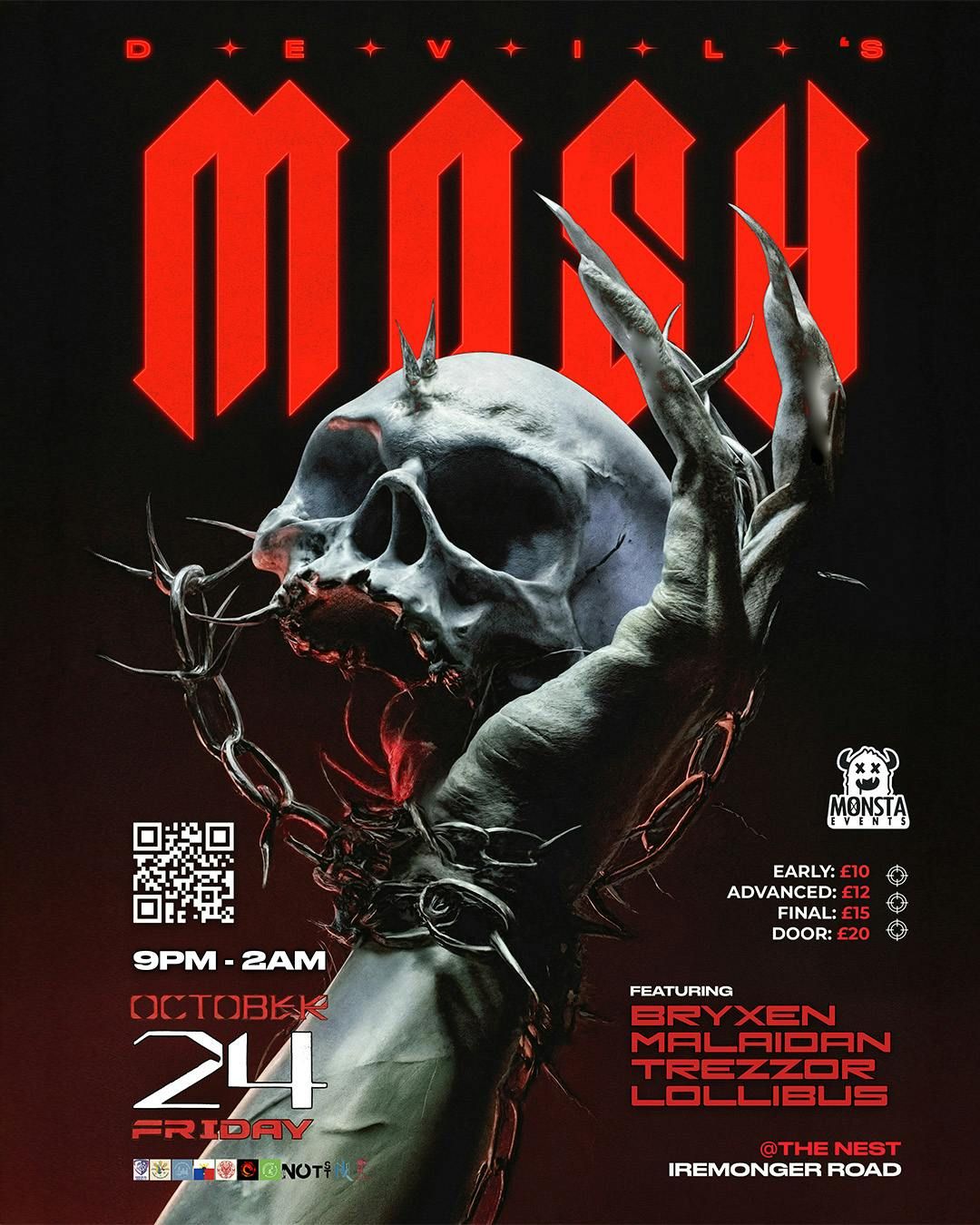 MONSTA HALLOWEEN: DEVIL\u2019s MOSH @ THE NEST 