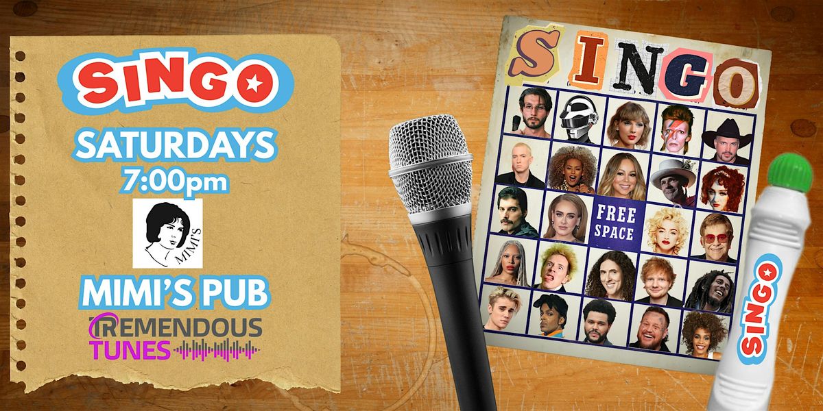 Edmonton (Mimi's Pub) SINGO Music Bingo