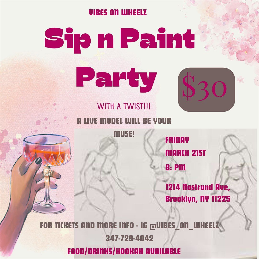 Sip and Paint Party with a Twist