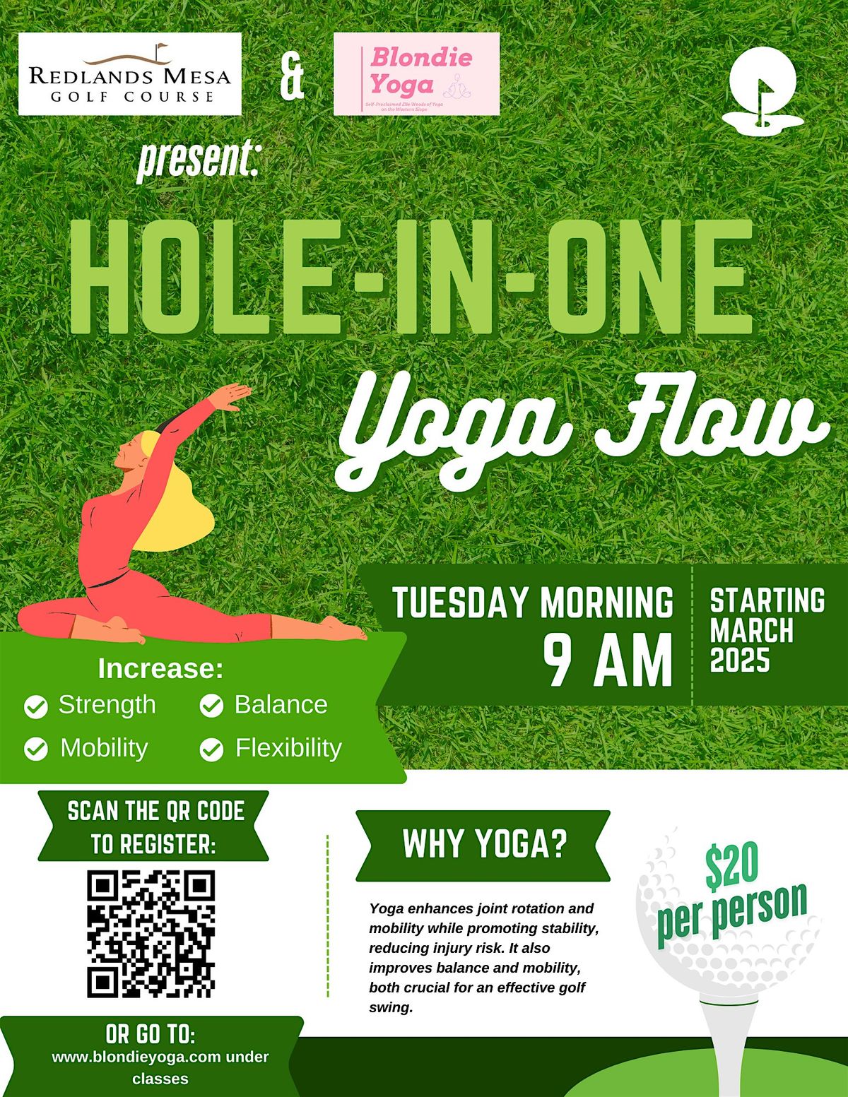 Hole-in-One Yoga Class