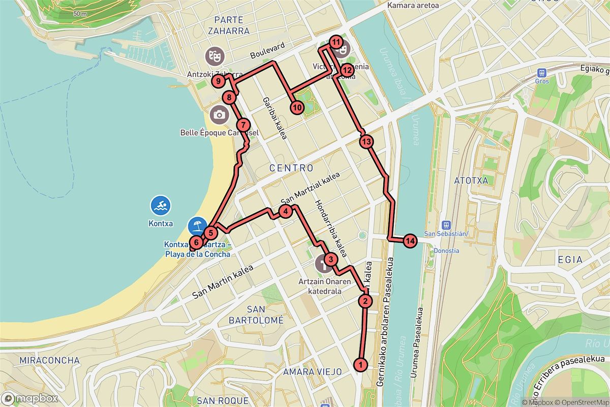 San Sebasti\u00e1n Audio Tour: Belle \u00c9poque Wonders & Coastal Charms of Centro