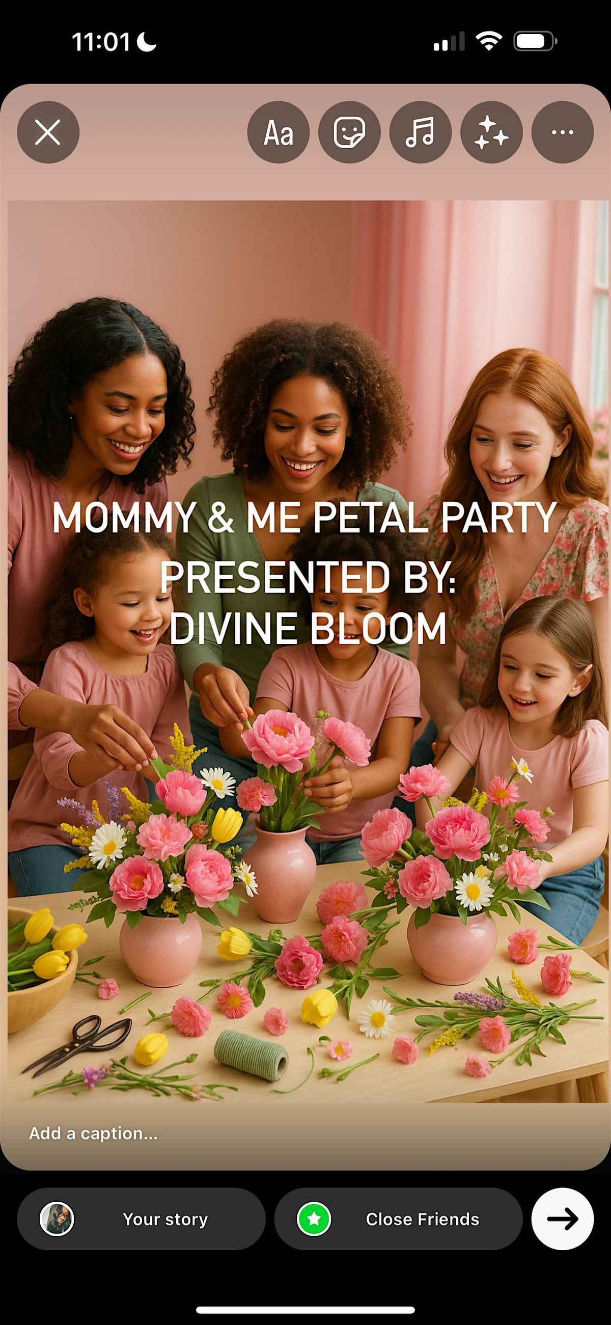 Mommy &Me Petal Party