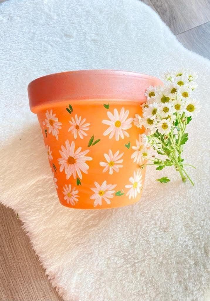 Think SPRING Planter Painting