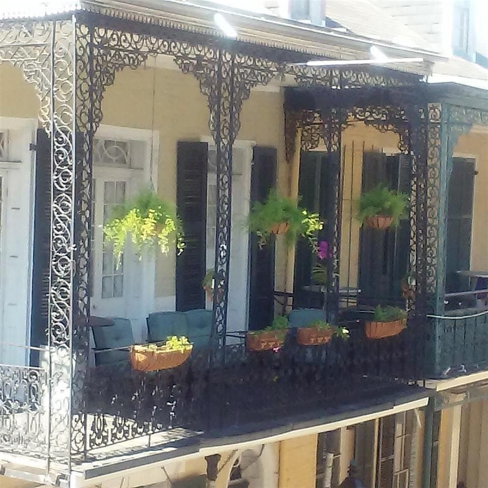 Mardi Gras Balcony on Bourbon Street in Magical Speakeasy