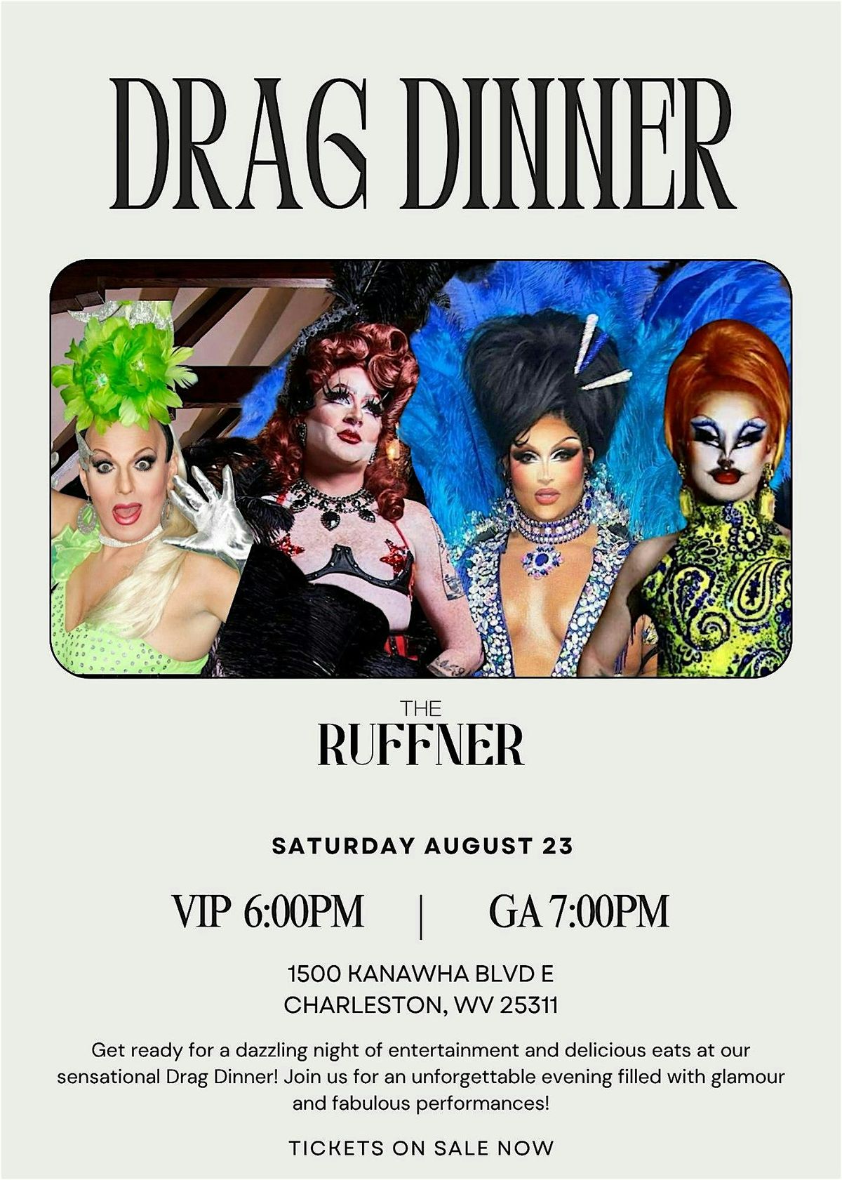 Drag Dinner at The Ruffner
