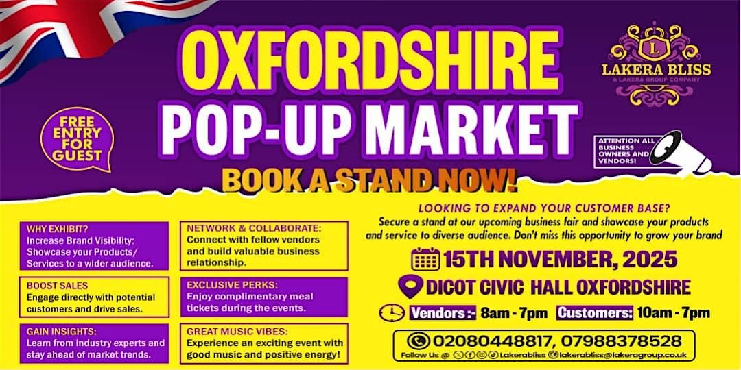 Oxfordshire Pop-up Market