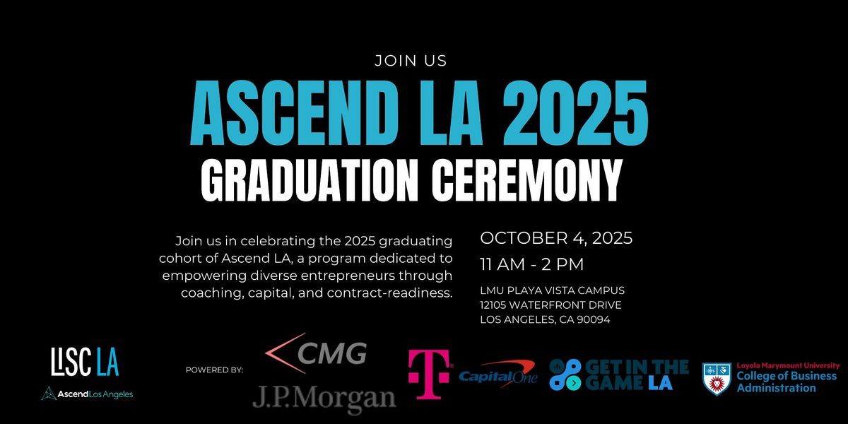 ASCEND LA 2025 Graduation Ceremony