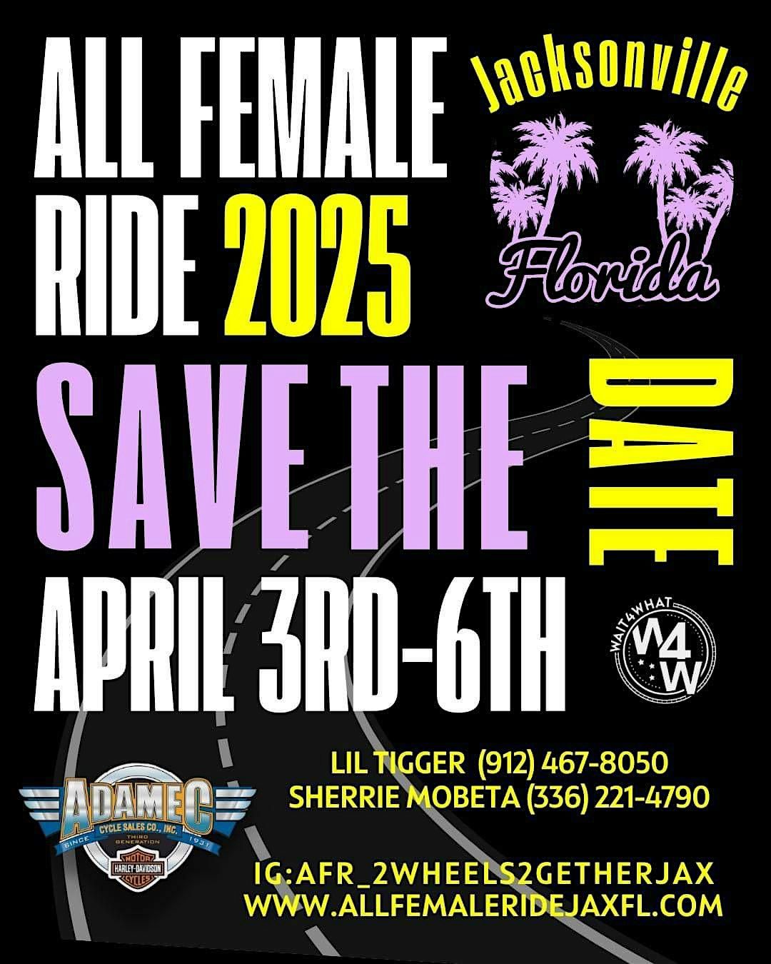 All Female Ride Jacksonville, Fl