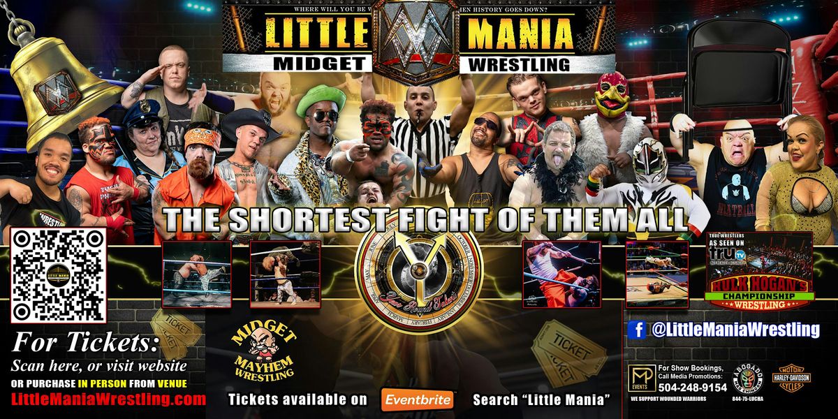 Tampa, FL - Little Mania Midget Wrestling @ Showbar Ybor