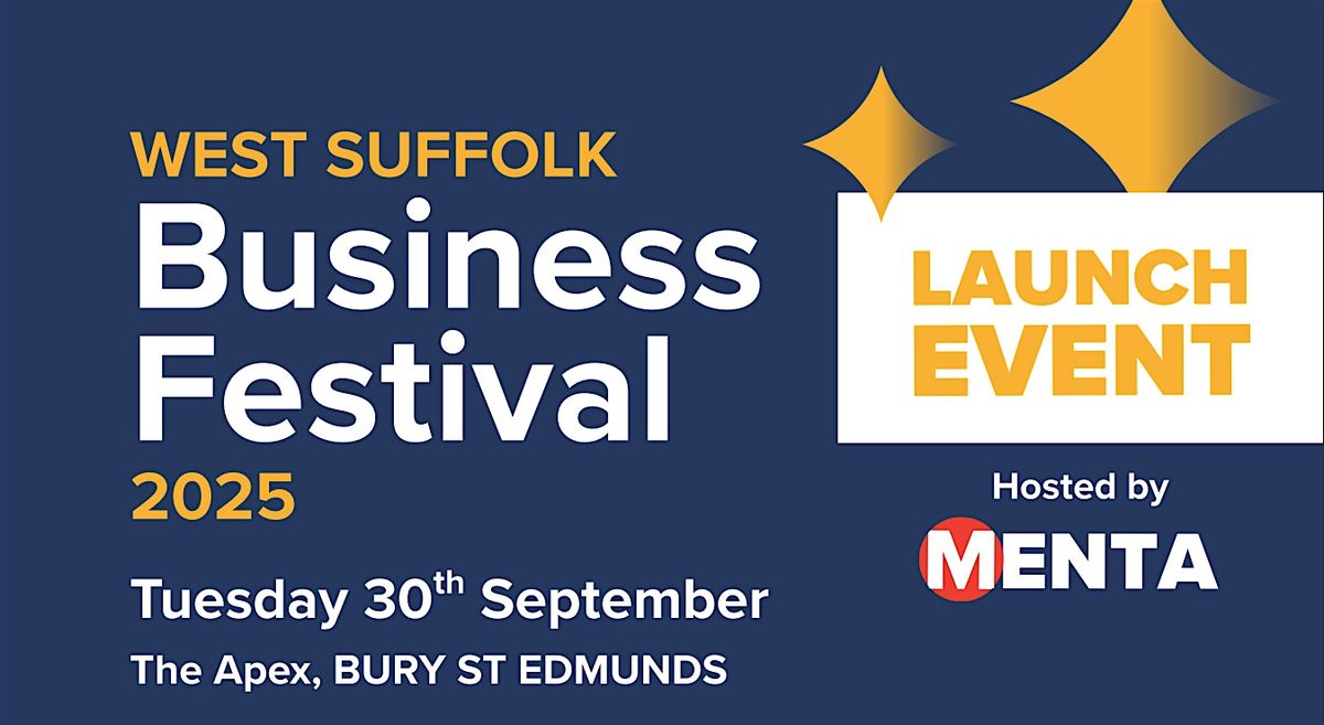 MENTA West Suffolk Business Festival Launch Event