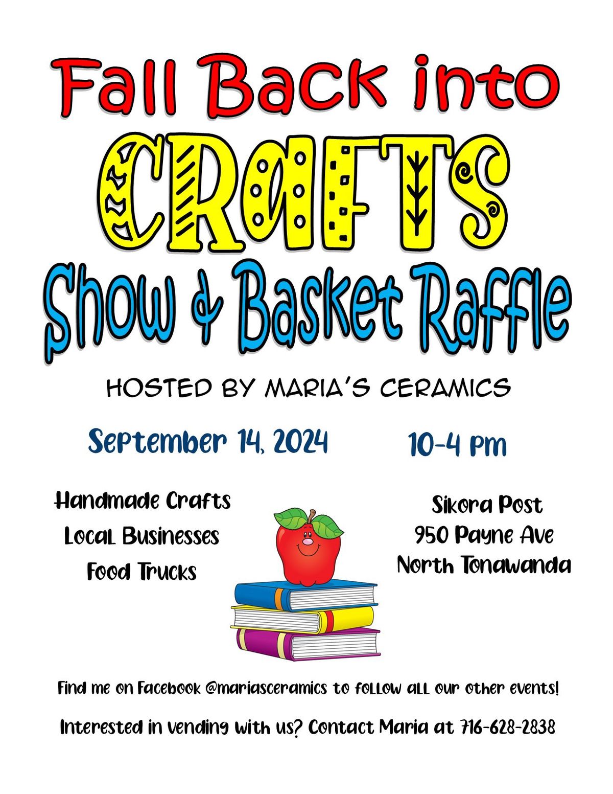 Fall Back Into Crafts Vendor Event & Basket Raffle