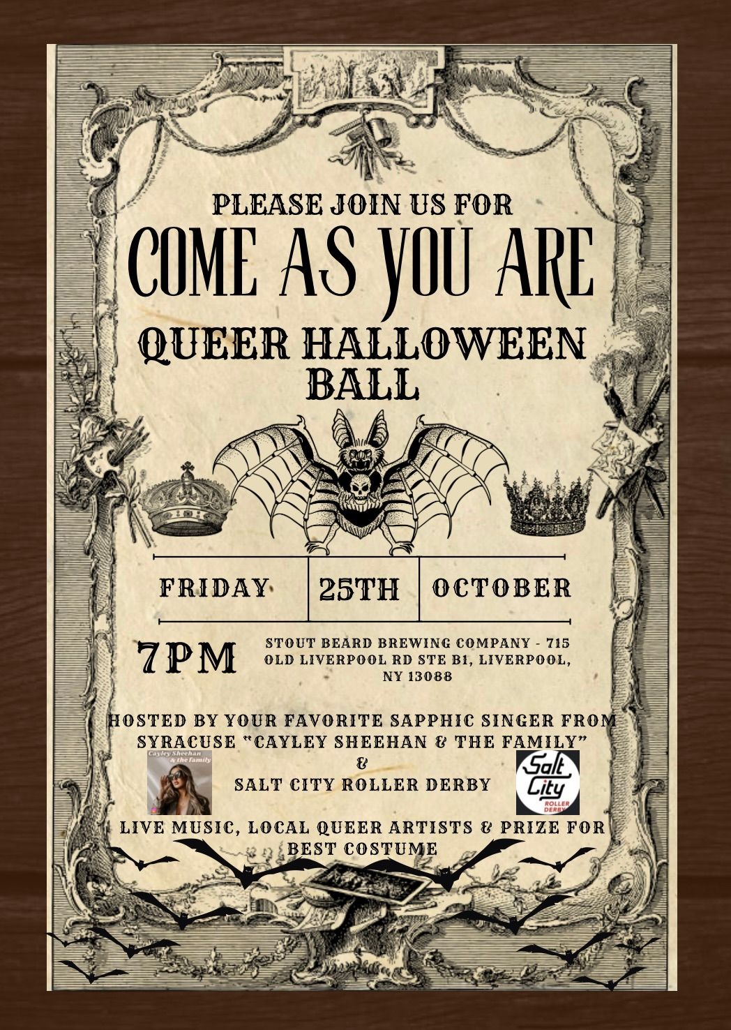 "Come As You Are" Queer Halloween Ball