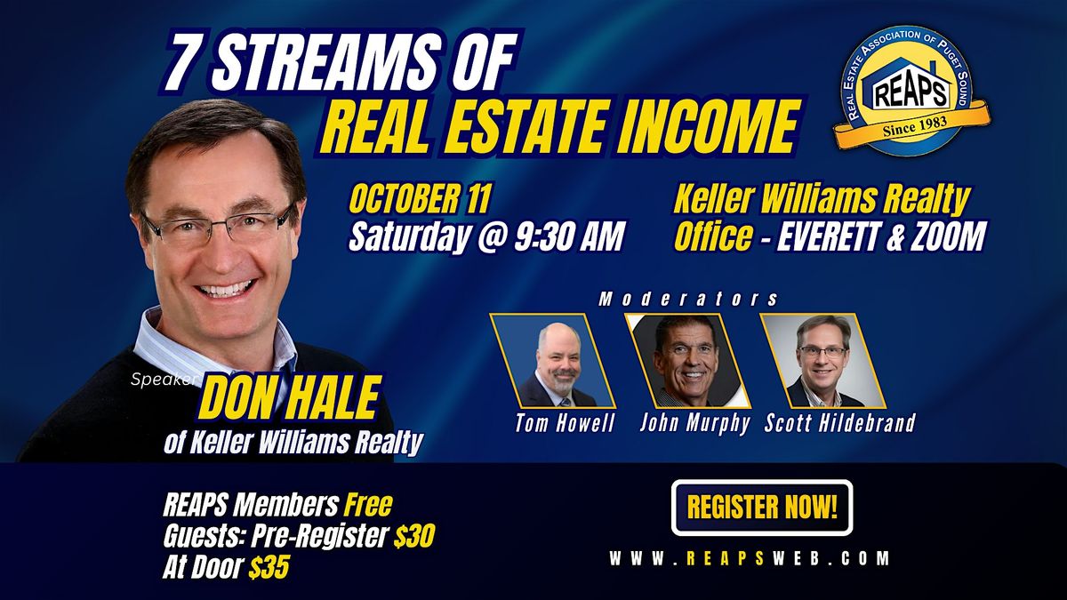Real Estate Investing: 7 Streams of Real Estate Income! EVERETT & ZOOM