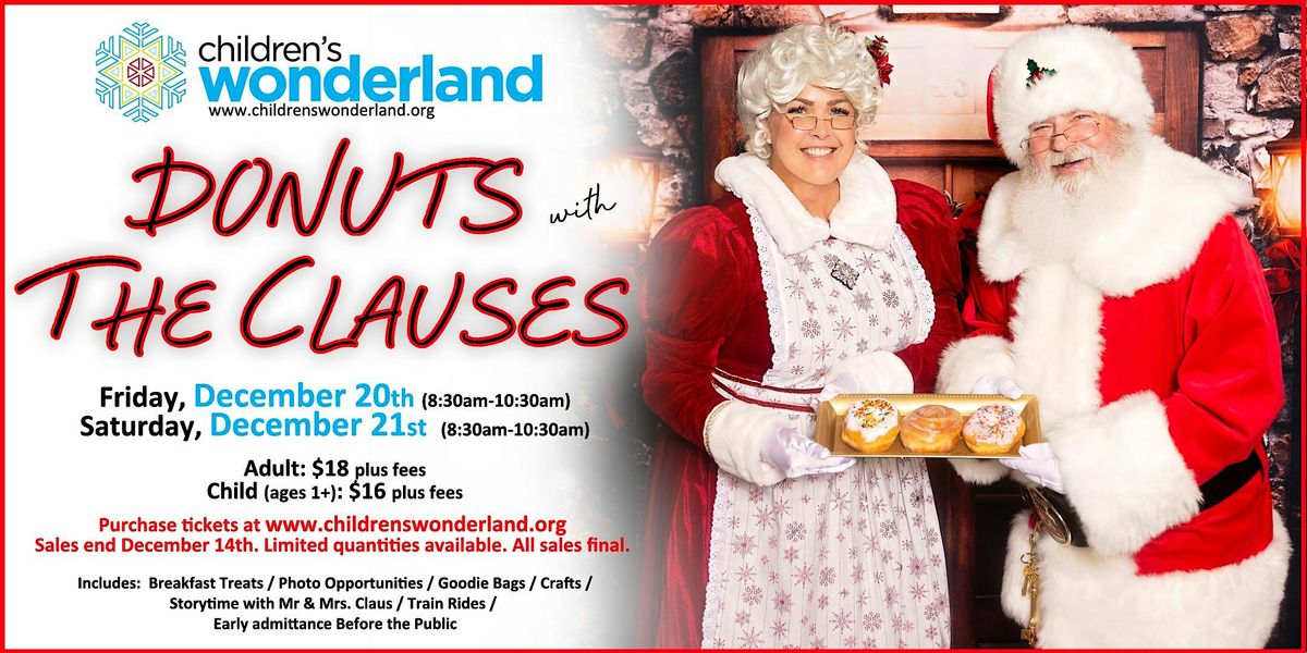 Donuts with The Clauses presented by Children's Wonderland