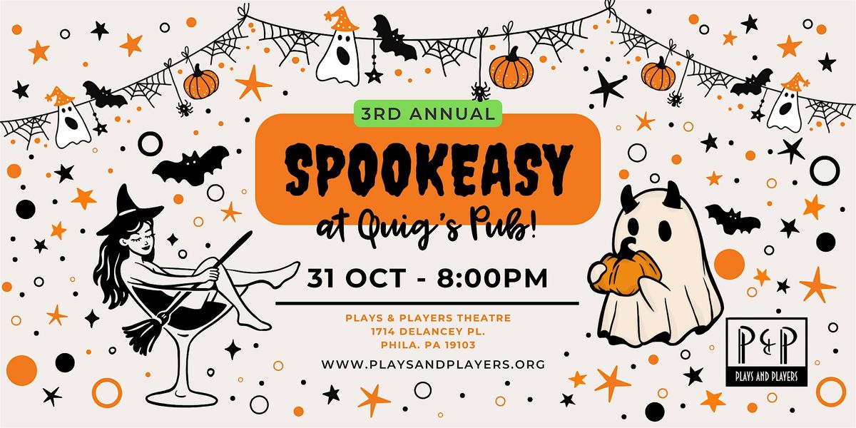 Spookeasy at Quig's Pub 2025!