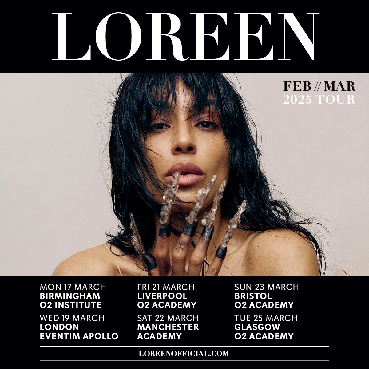 Loreen Bristol Tickets