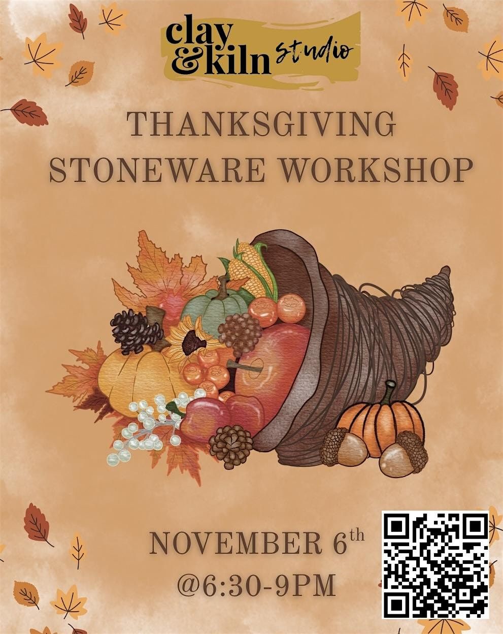 Thanksgiving Stoneware Workshop