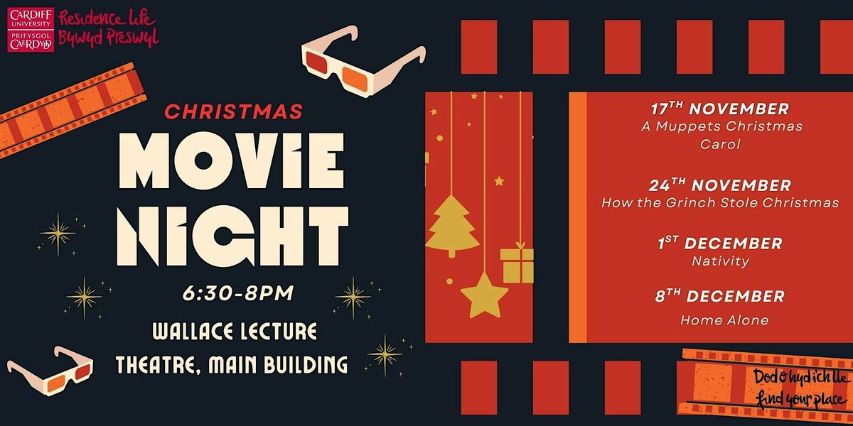 Christmas Movie Night | Nadolig Noson Ffilm