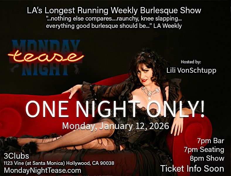 Monday Night Tease Rides Again