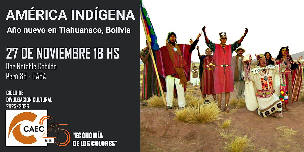 AM\u00c9RICA IND\u00cdGENA. A\u00d1O NUEVO EN TIAHUANACO,BOLIVIA