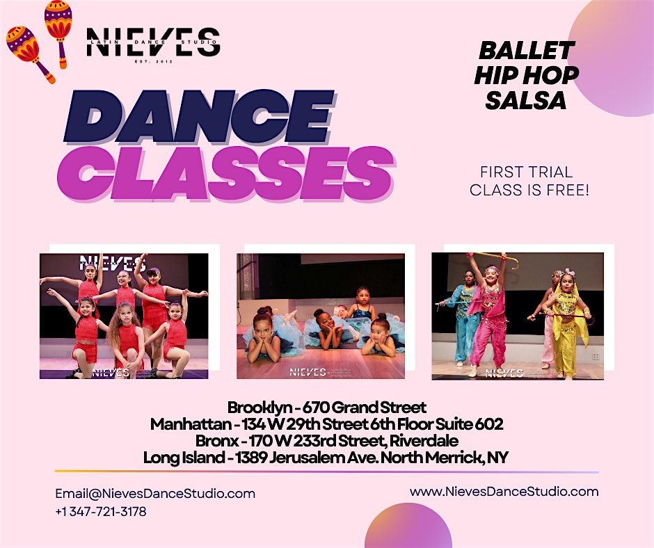 Free Baby Ballet Dance Class Ages 3 & 4