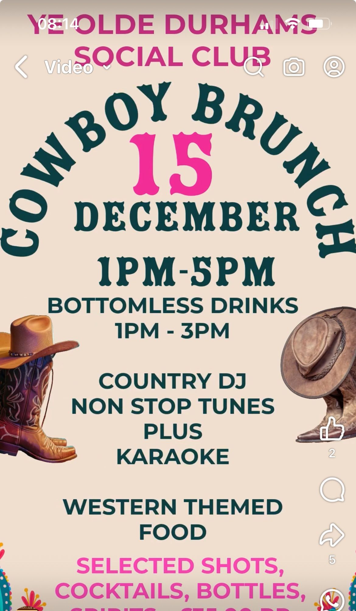 Cowboy Bottomless Brunch