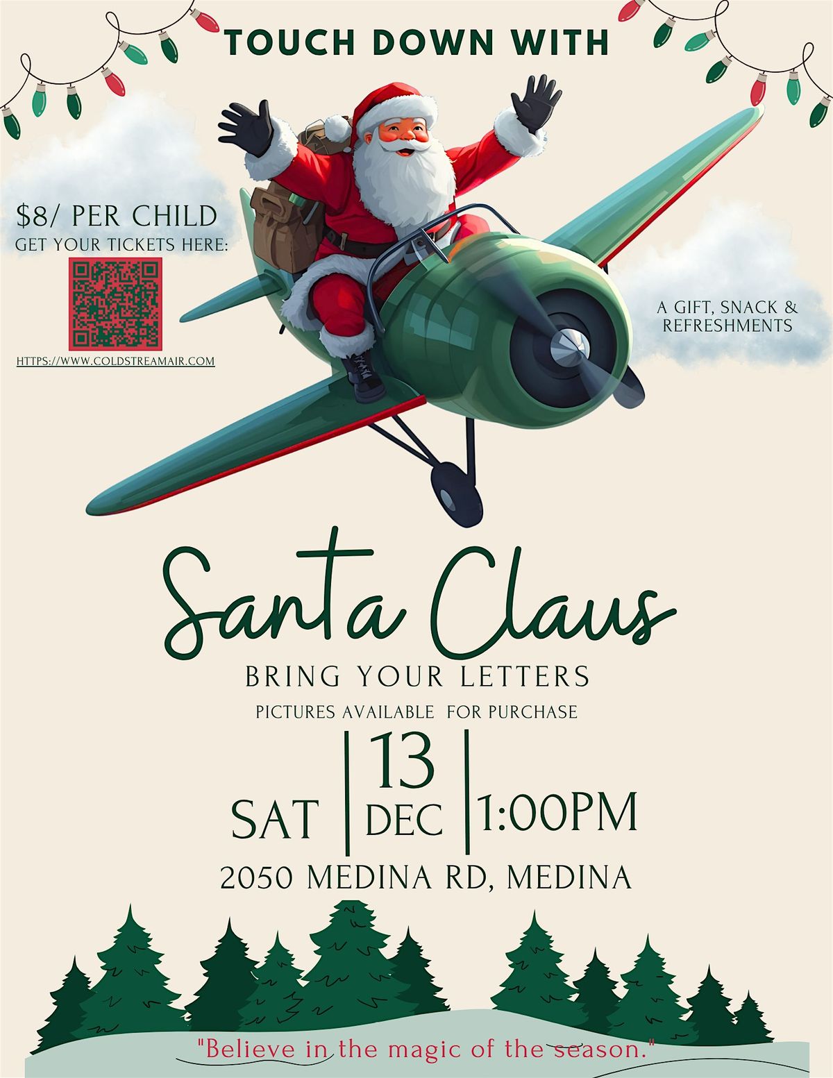 Touch Down with Santa