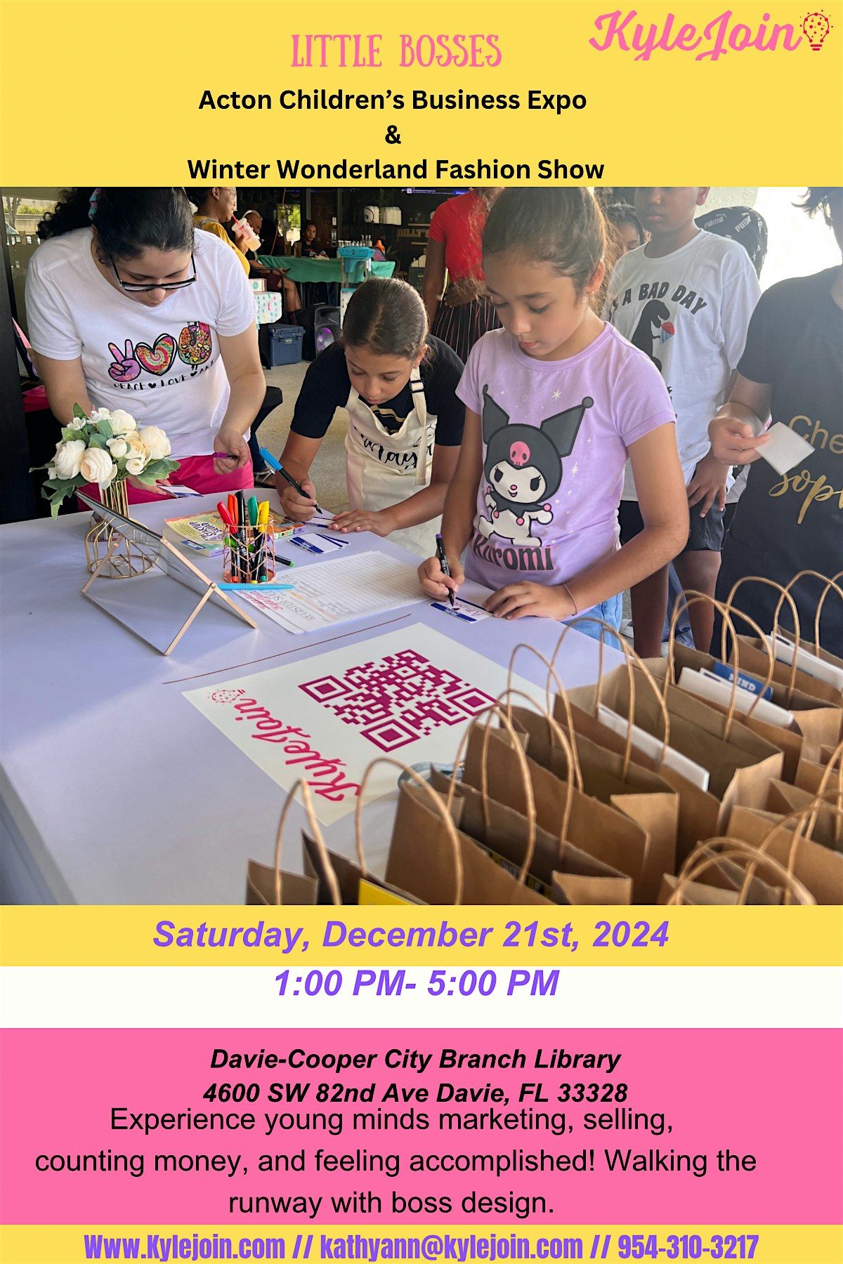 Little Bosses : Acton Children\u2019s Biz Expo & Winter Wonderland Fashion Show